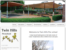 Tablet Screenshot of preschooltemplestowe.com.au